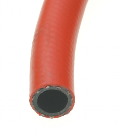 Click to enlarge - PVC rubber alloy (TPE) first aid reel hose. Offers cleaner handling and does not pick up dirt as easy as rubber. Designed to sit on the hose reels for long periods without deterioration.